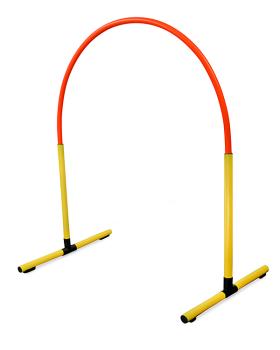 Hoop aus Kunststoff, gelb/bunt